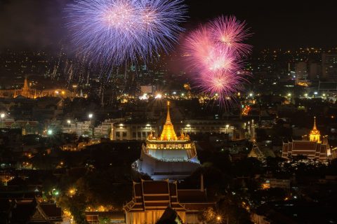 泰国曼谷金山寺 วัดสระเกศ