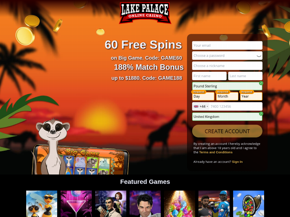 casino Betway 25 free spins no deposit